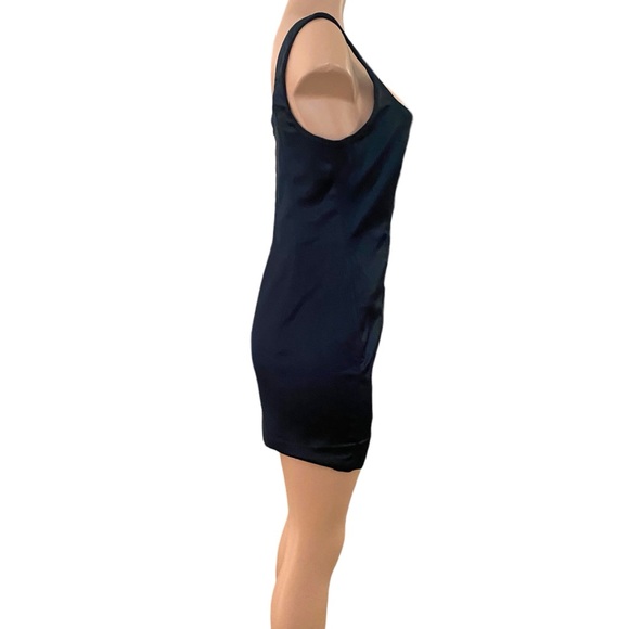 Ten by Babaton Aritzia Premier Black Scuba Mini Dress Size 10 - Picture 3 of 10